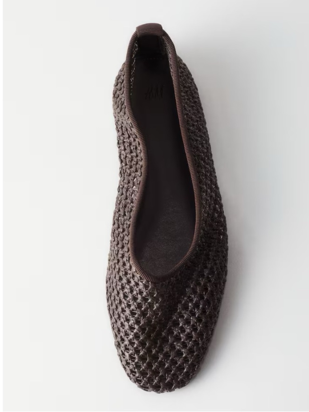 H&M Braided Flats - NWT - size 11 - Brown